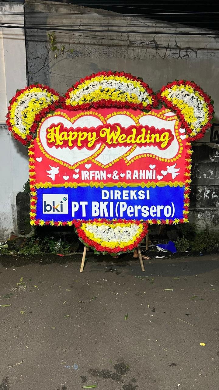 Bunga pernikahan Cikarang dari toko bunga Jababeka