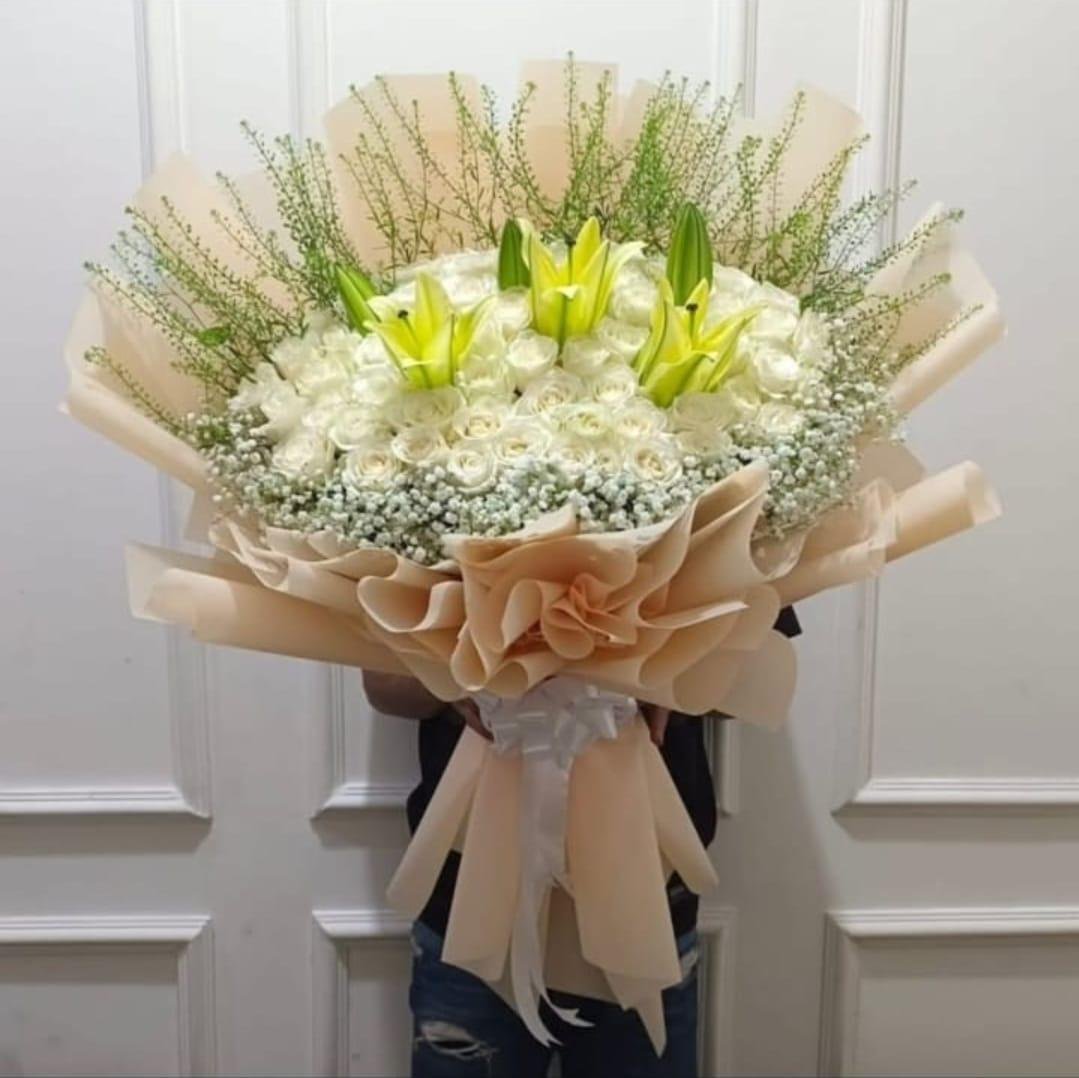 Hand bouquet Hari Ibu di Tambun Selatan