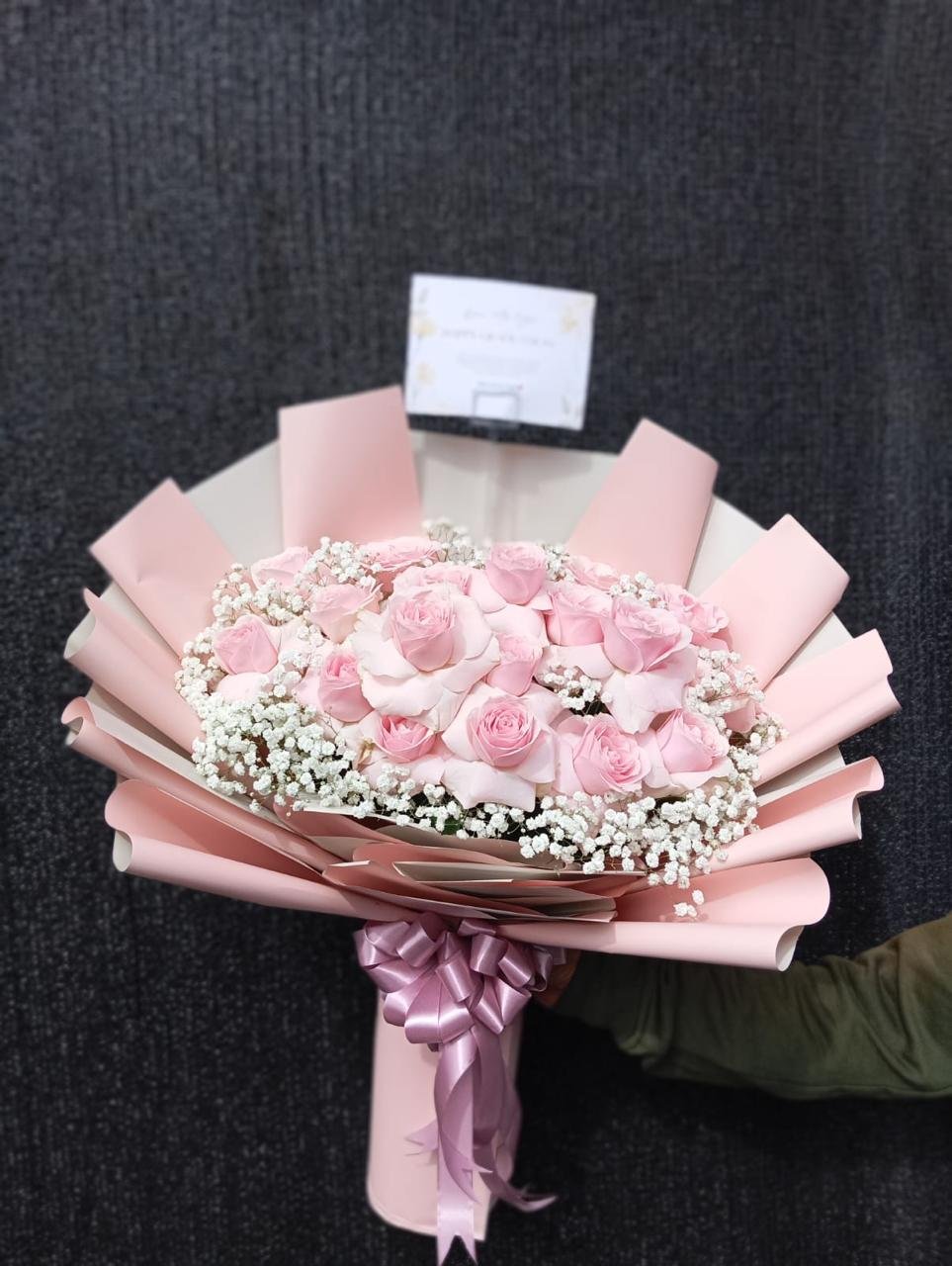 Buket mawar Tambelang untuk Valentine dan anniversary
