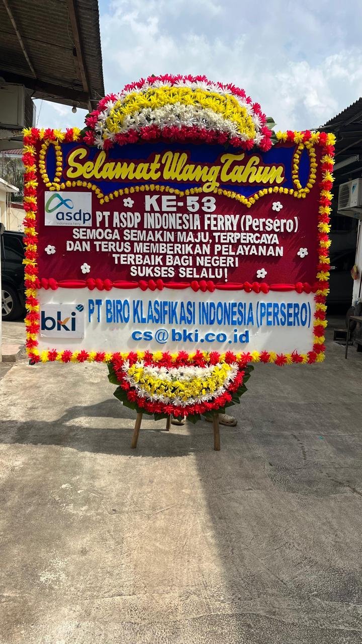 Bunga papan di Tambelang dari Cassiopeia Florist