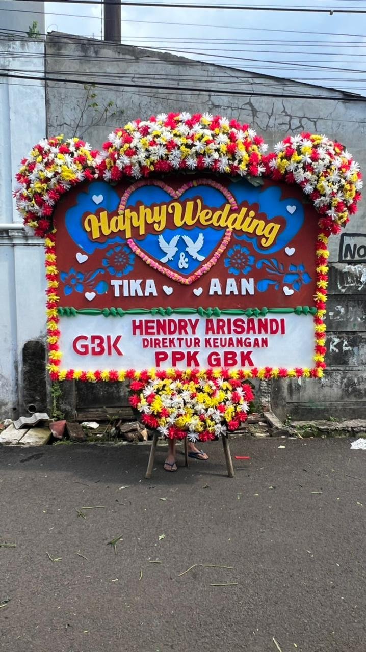 Bunga wedding Tambelang untuk ucapan pernikahan