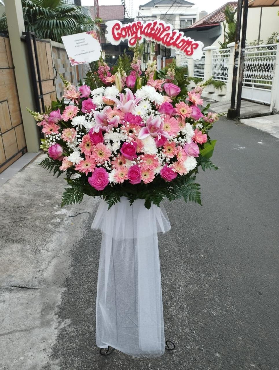 Standing flower grand opening Wangunharja